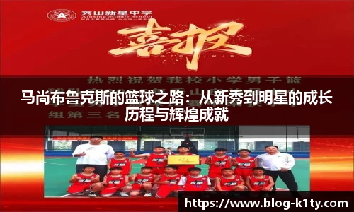 马尚布鲁克斯的篮球之路：从新秀到明星的成长历程与辉煌成就